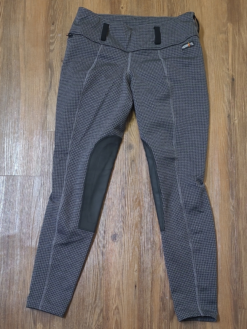 Kerrits Black and Brown Houndstooth Riding‎ Tights
